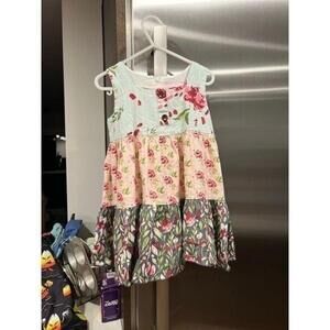 Sweethoney dress tunic floral 4T new